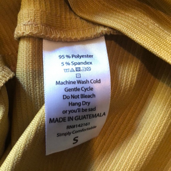 Lularoe mustard Yellow Amelia Dress - Picture 4 of 6